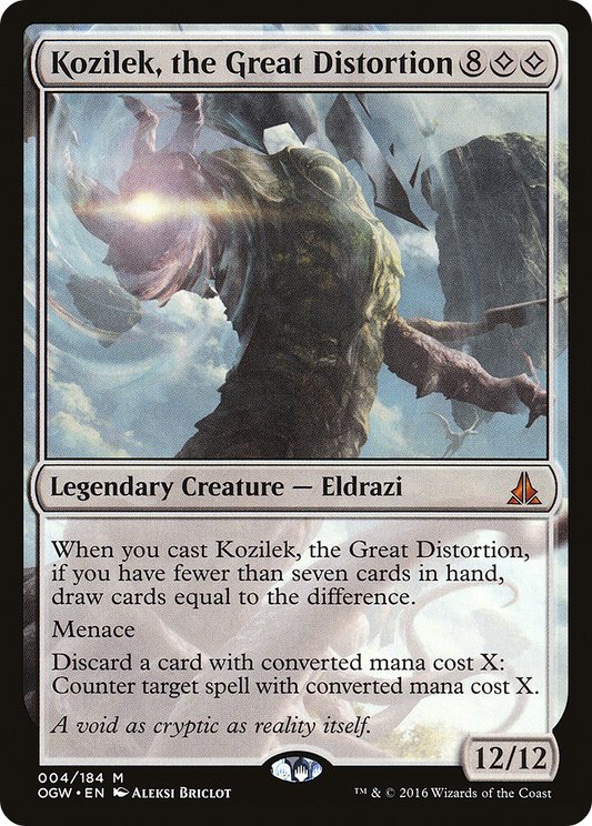 Kozilek, the Great Distortion - Foil