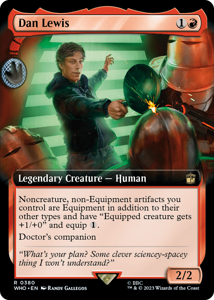 Dan Lewis (0380) (Extended Art) - Foil