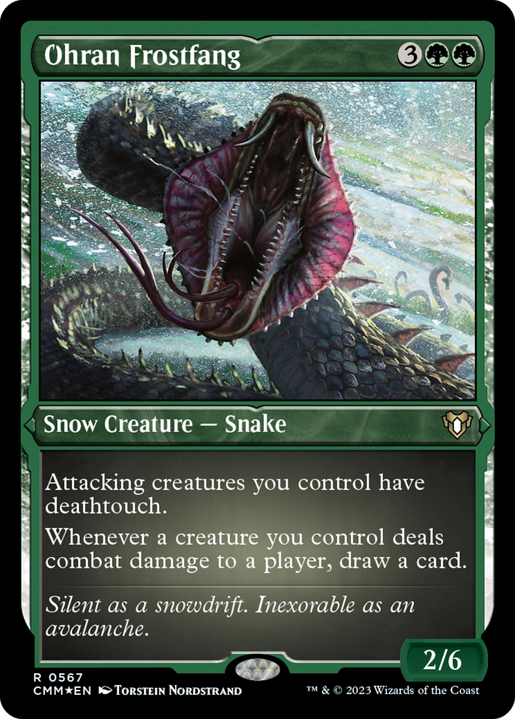 Ohran Frostfang (0567) - Foil Etched
