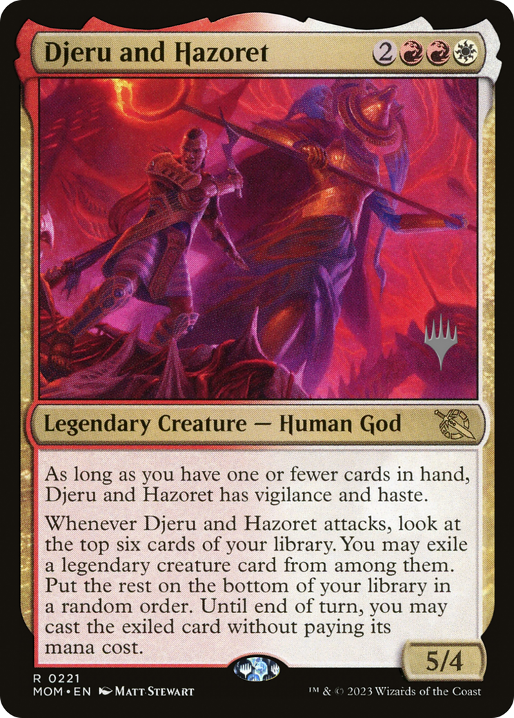 Djeru and Hazoret (0221) (Promo Pack) - Foil