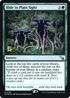 Hide in Plain Sight (0166) (Prerelease) - Foil