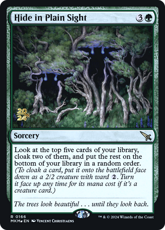 Hide in Plain Sight (0166) (Prerelease) - Foil