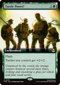 Turtle Power! (0275) (Extended Art) (TMT) - Foil