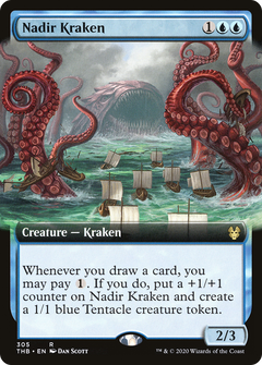 Nadir Kraken (305) (Extended Art) - Foil