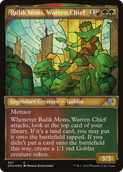 Rulik Mons, Warren Chief (357) (Showcase) - Textured Foil