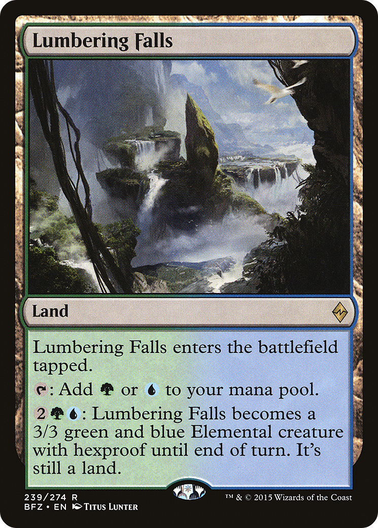 Lumbering Falls - Foil