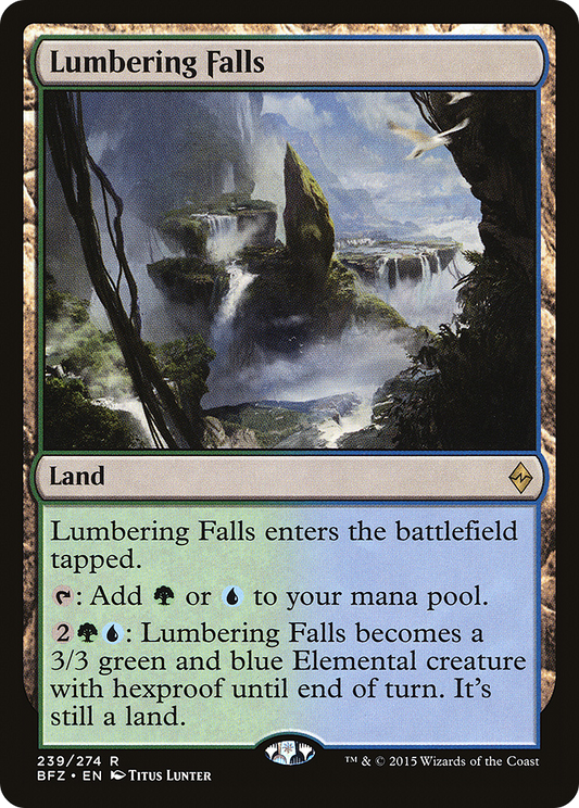 Lumbering Falls - Foil
