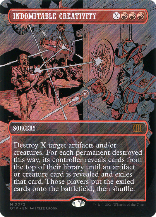 Indomitable Creativity (0072) (Borderless) - Textured Foil