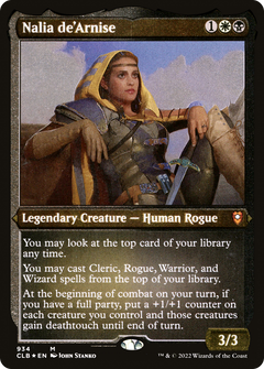 Nalia de'Arnise (934) (Display Commander) (Thick Stock) - Foil Etched