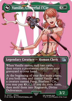 Vanille, Cheerful l'Cie // Ragnarok, Divine Deliverance (0537) (Borderless) - Surge Foil