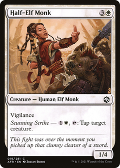 Half-Elf Monk - Foil