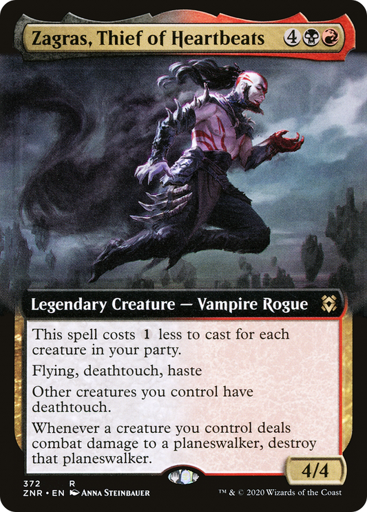 Zagras, Thief of Heartbeats (372) (Extended Art) - Foil