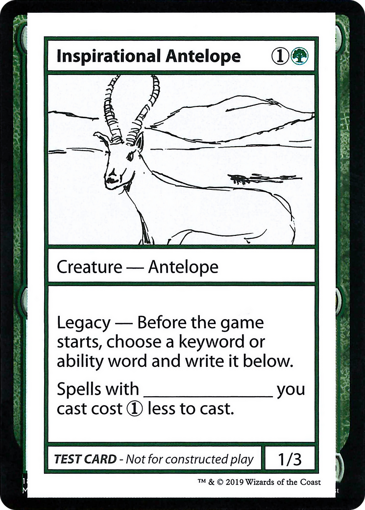 Inspirational Antelope (No PW Symbol)