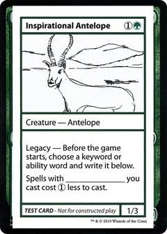 Inspirational Antelope (No PW Symbol)