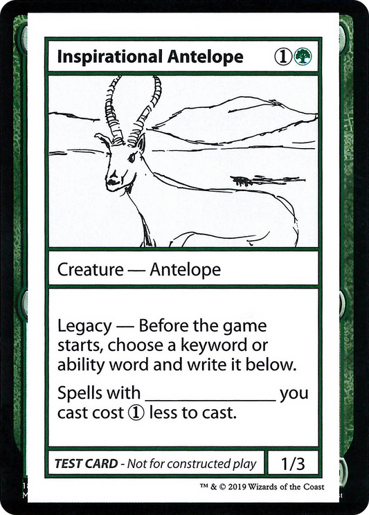 Inspirational Antelope (No PW Symbol)