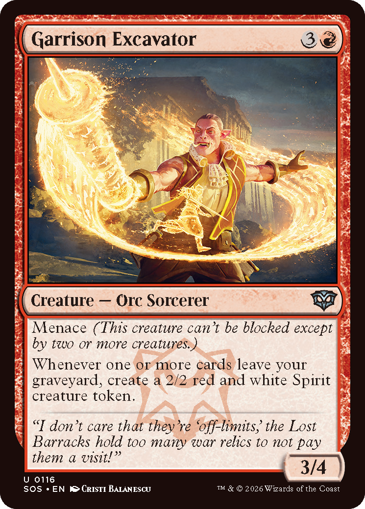 Garrison Excavator (SOS) - Foil