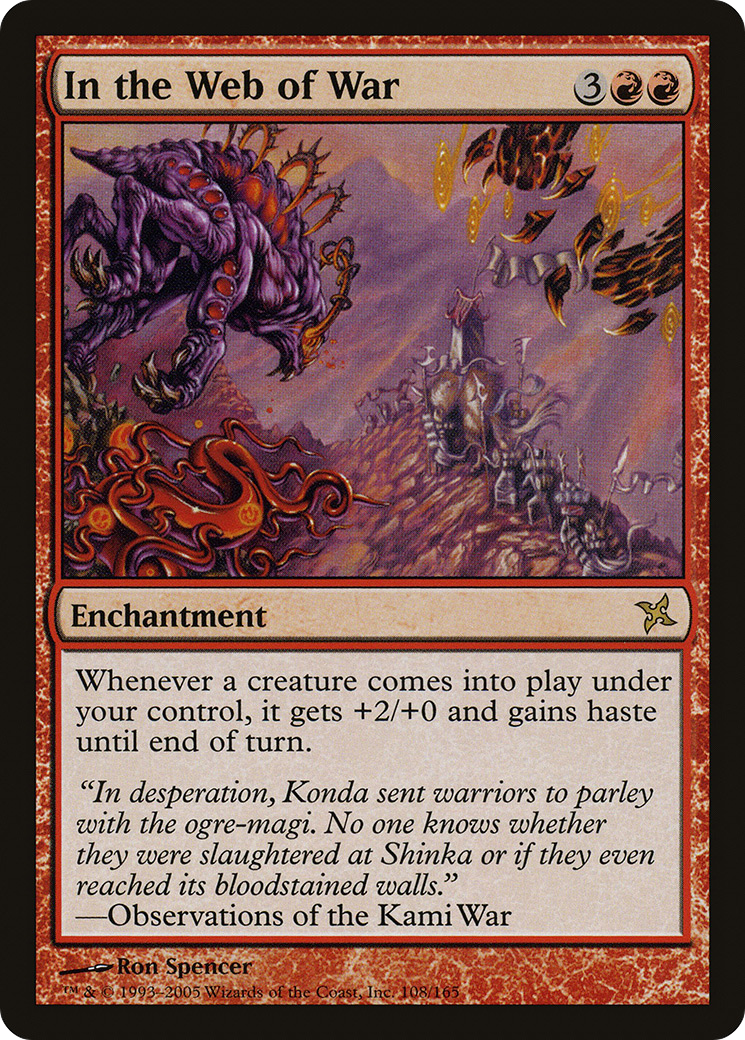 In the Web of War - Foil