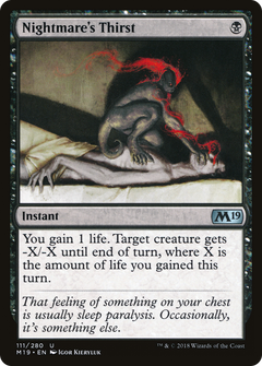 Nightmare's Thirst - Foil