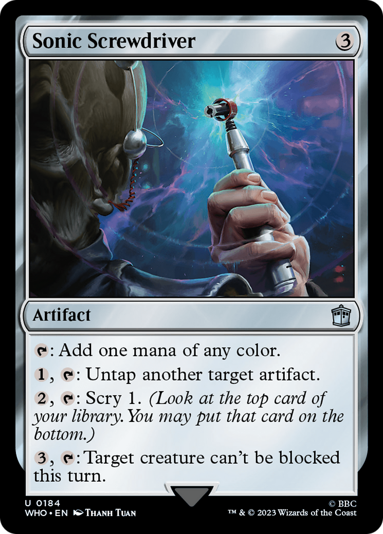 Sonic Screwdriver (0184) - Foil