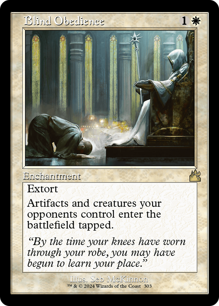 Blind Obedience (0303) (Retro Frame) - Foil