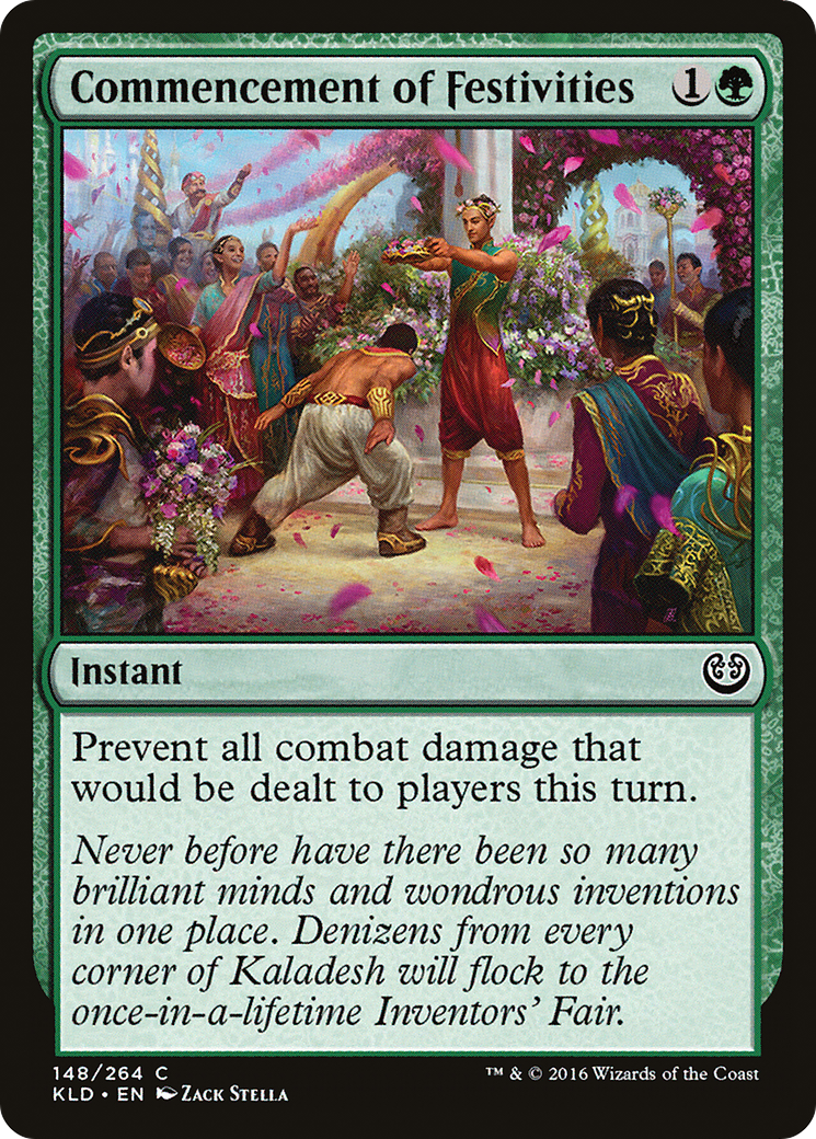 Commencement of Festivities - Foil