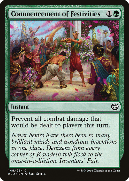 Commencement of Festivities - Foil