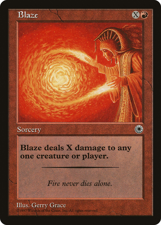 Blaze (With Flavour Text)
