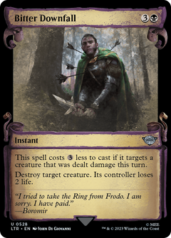 Bitter Downfall (0528) (Showcase) - Silver Foil