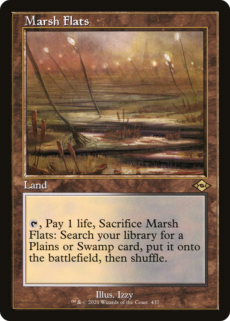 Marsh Flats (437) (Retro Frame) - Foil Etched