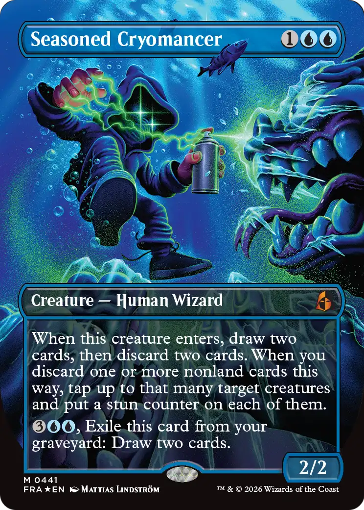 Seasoned Cryomancer (0441) (Borderless) (FRA) - Foil