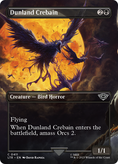 Dunland Crebain (0411) (Borderless) - Foil