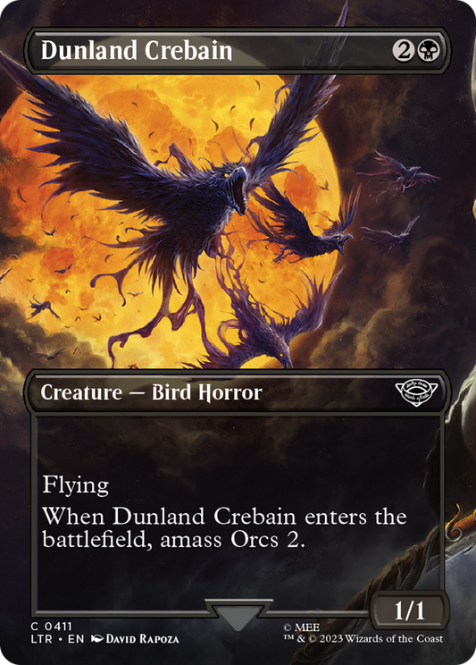Dunland Crebain (0411) (Borderless) - Foil