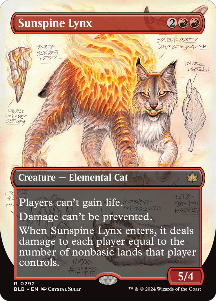 Sunspine Lynx (0292) (Borderless) - Foil