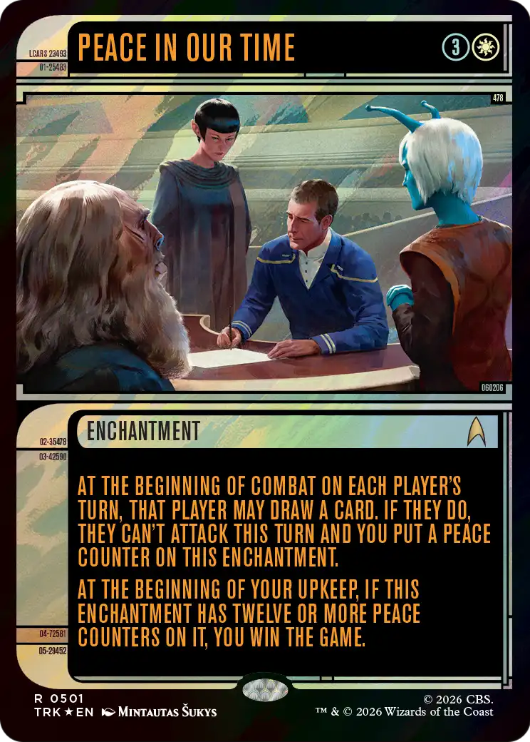 Peace in Our Time (0501) (Showcase) (TRK) - Surge Foil