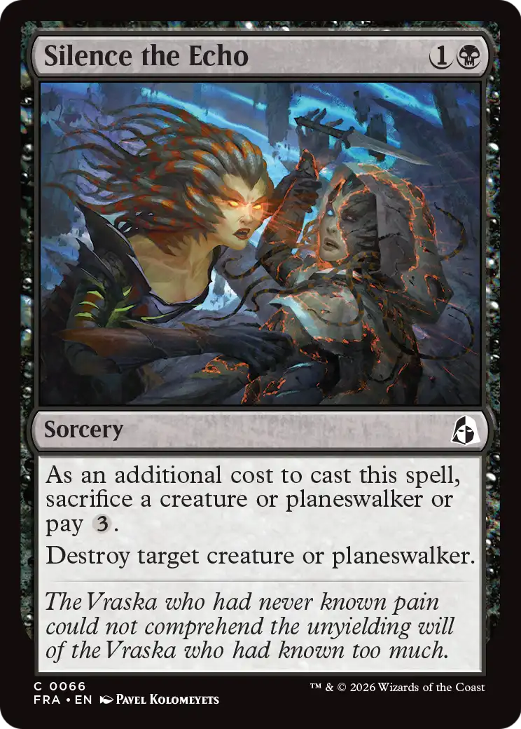 Silence the Echo (FRA) - Foil
