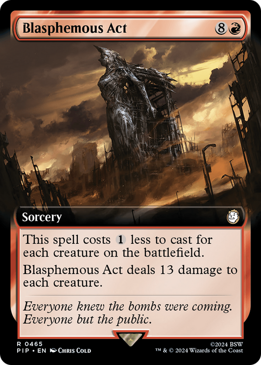 Blasphemous Act (0465) (Extended Art) - Foil