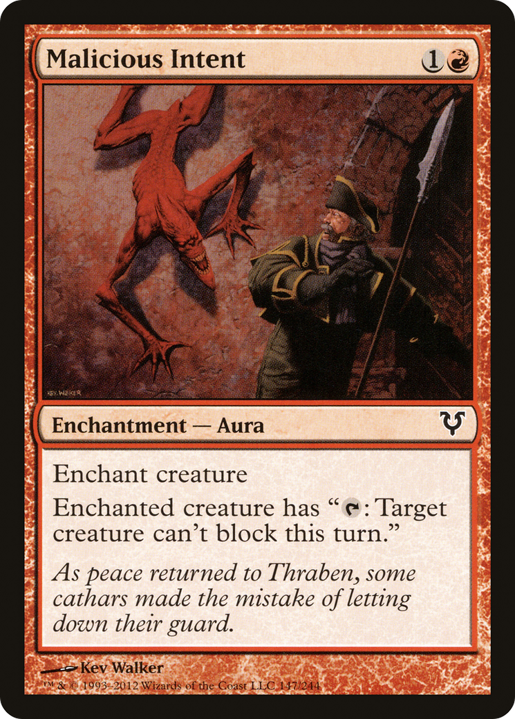 Malicious Intent - Foil