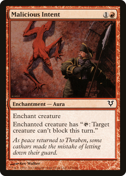 Malicious Intent - Foil