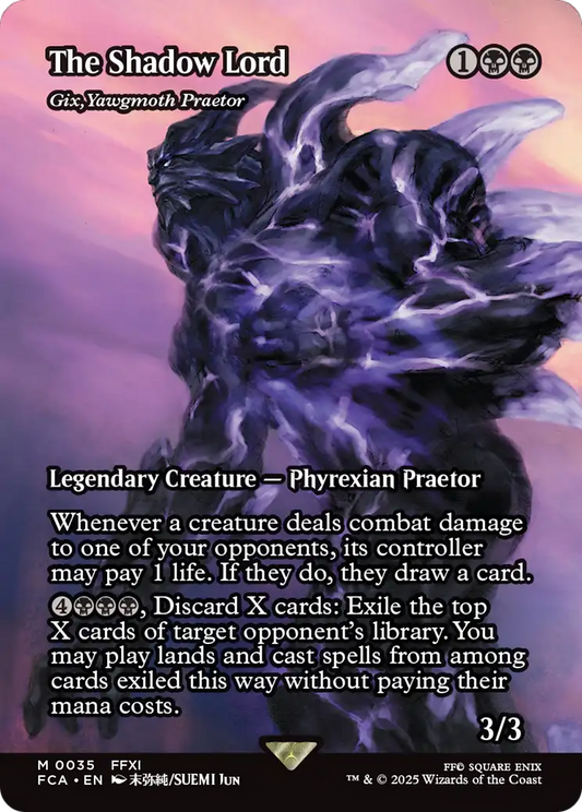 The Shadow Lord [Gix, Yawgmoth Praetor] (0035) (Showcase)
