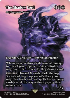 The Shadow Lord [Gix, Yawgmoth Praetor] (0035) (Showcase) - Foil