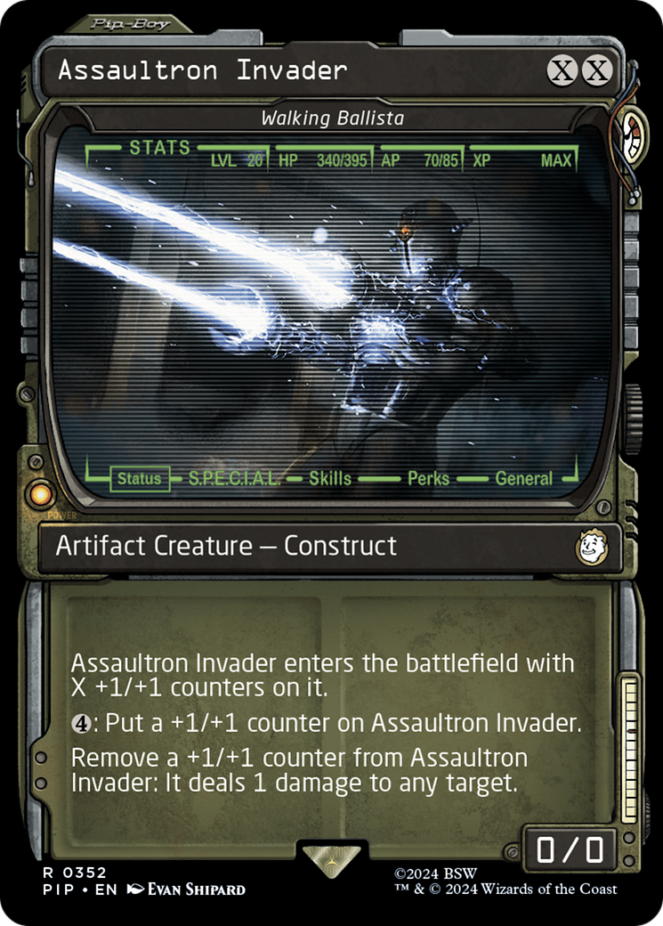 Assaultron Invader [Walking Ballista] (0352) (Showcase) - Foil