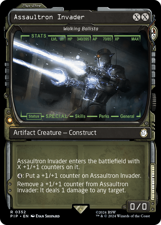 Assaultron Invader [Walking Ballista] (0352) (Showcase) - Foil