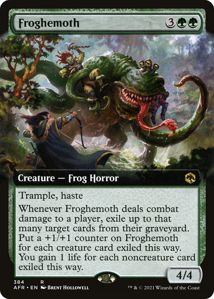 Froghemoth (384) (Extended Art) - Foil