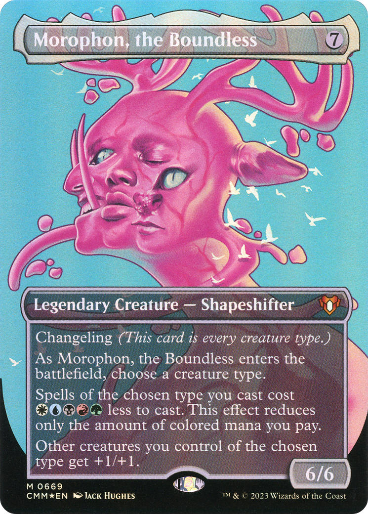 Morophon, the Boundless (1058) (Borderless) - Textured Foil