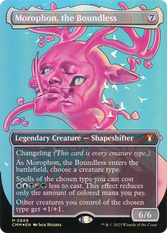 Morophon, the Boundless (1058) (Borderless) - Textured Foil