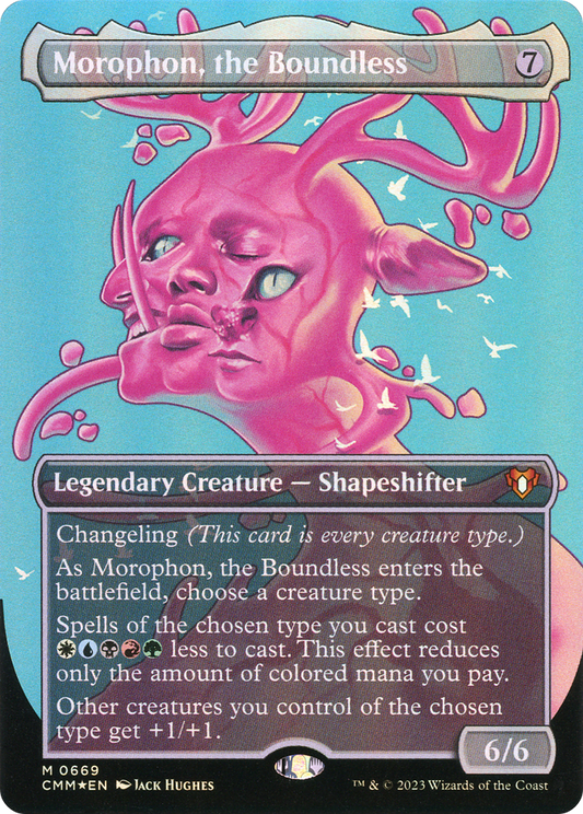Morophon, the Boundless (1058) (Borderless) - Textured Foil