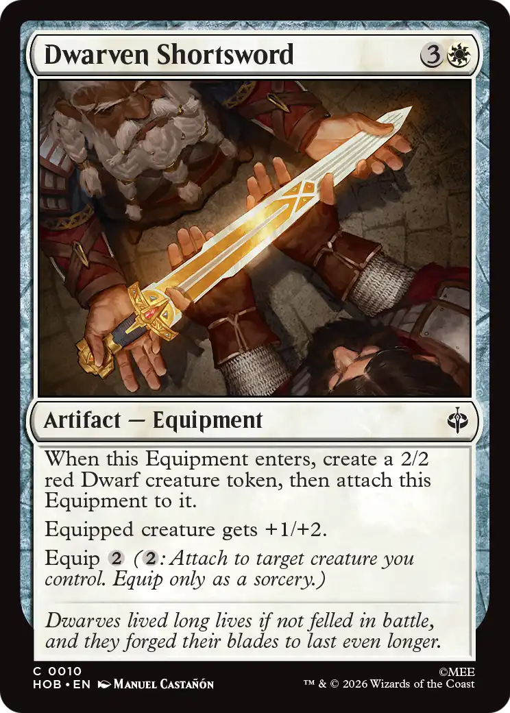 Dwarven Shortsword (HOB) - Foil