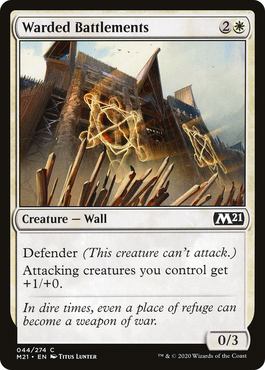 Warded Battlements - Foil
