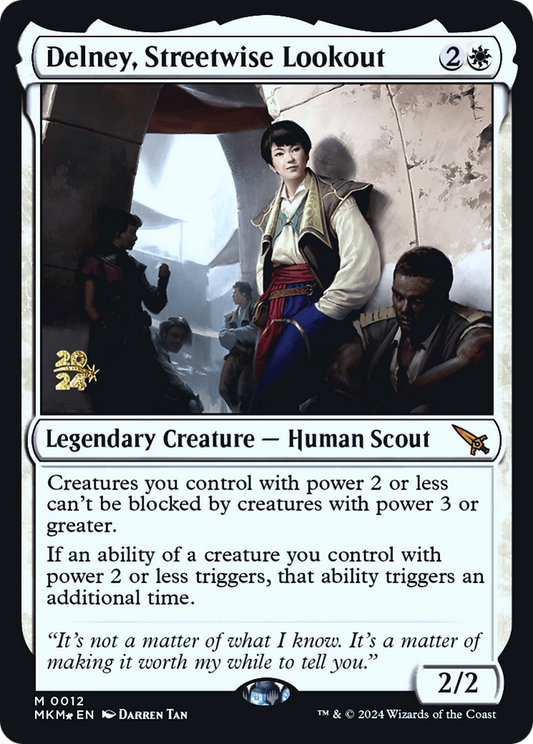 Delney, Streetwise Lookout (0012) (Prerelease) - Foil
