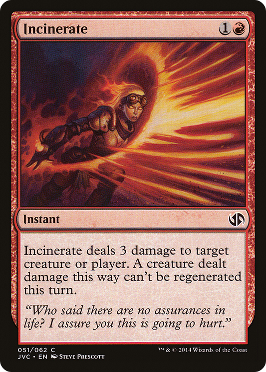 Incinerate